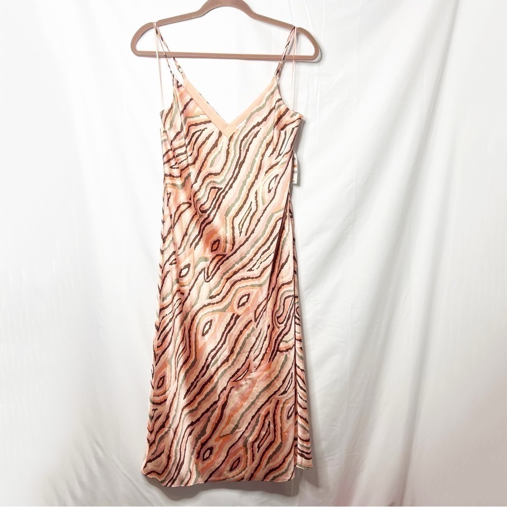 NWT Bar III Satin Midi Dress